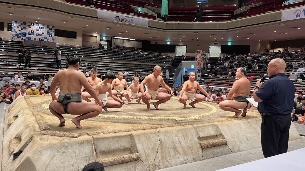 甲山親方による指導
