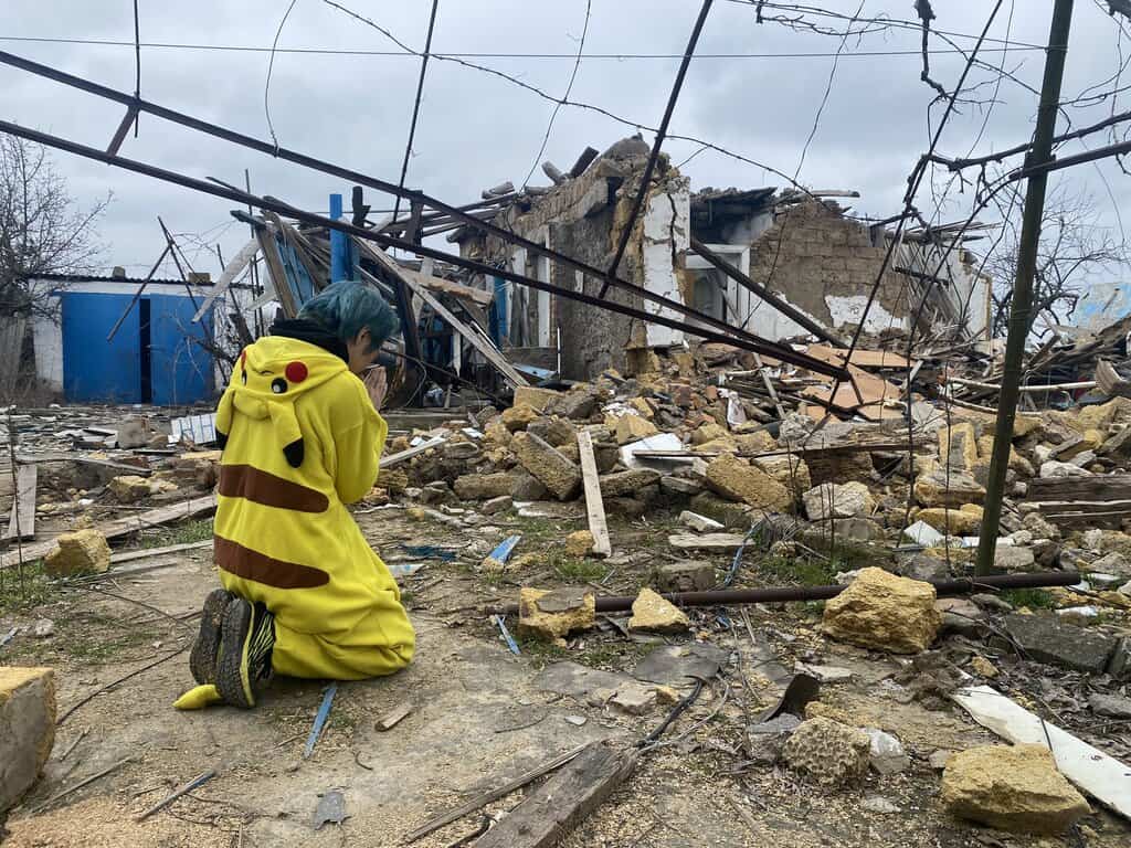 戦禍の地域への訪問
